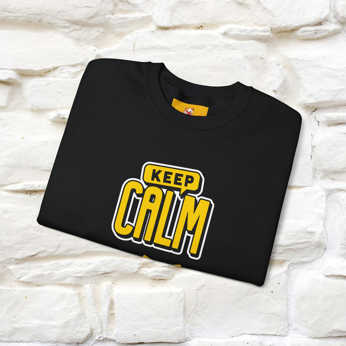 "Keep Calm'' |Cat Sweatshirt | Nunu&Miao Studio