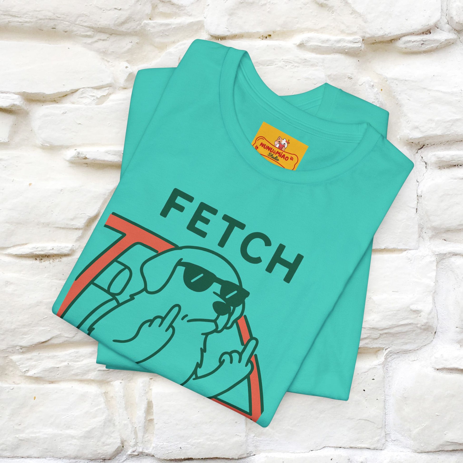 "Fetch This" Funny Dog T-shirt |Nunu&Miao Studio - Nunu&Miao Studio