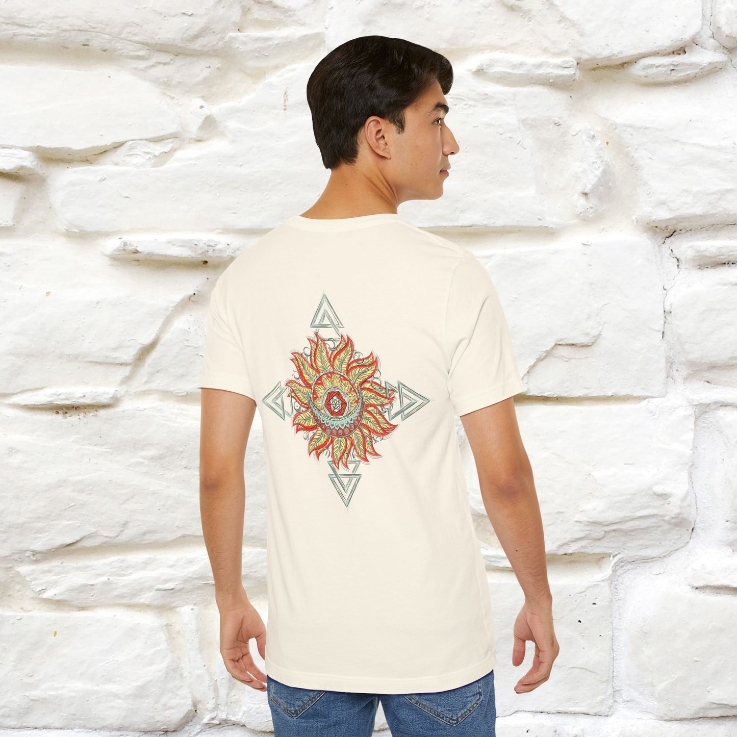 "The Third Eye'' Cat T-Shirt Front and Back Design | Nunu&Miao Studio - Nunu&Miao Studio