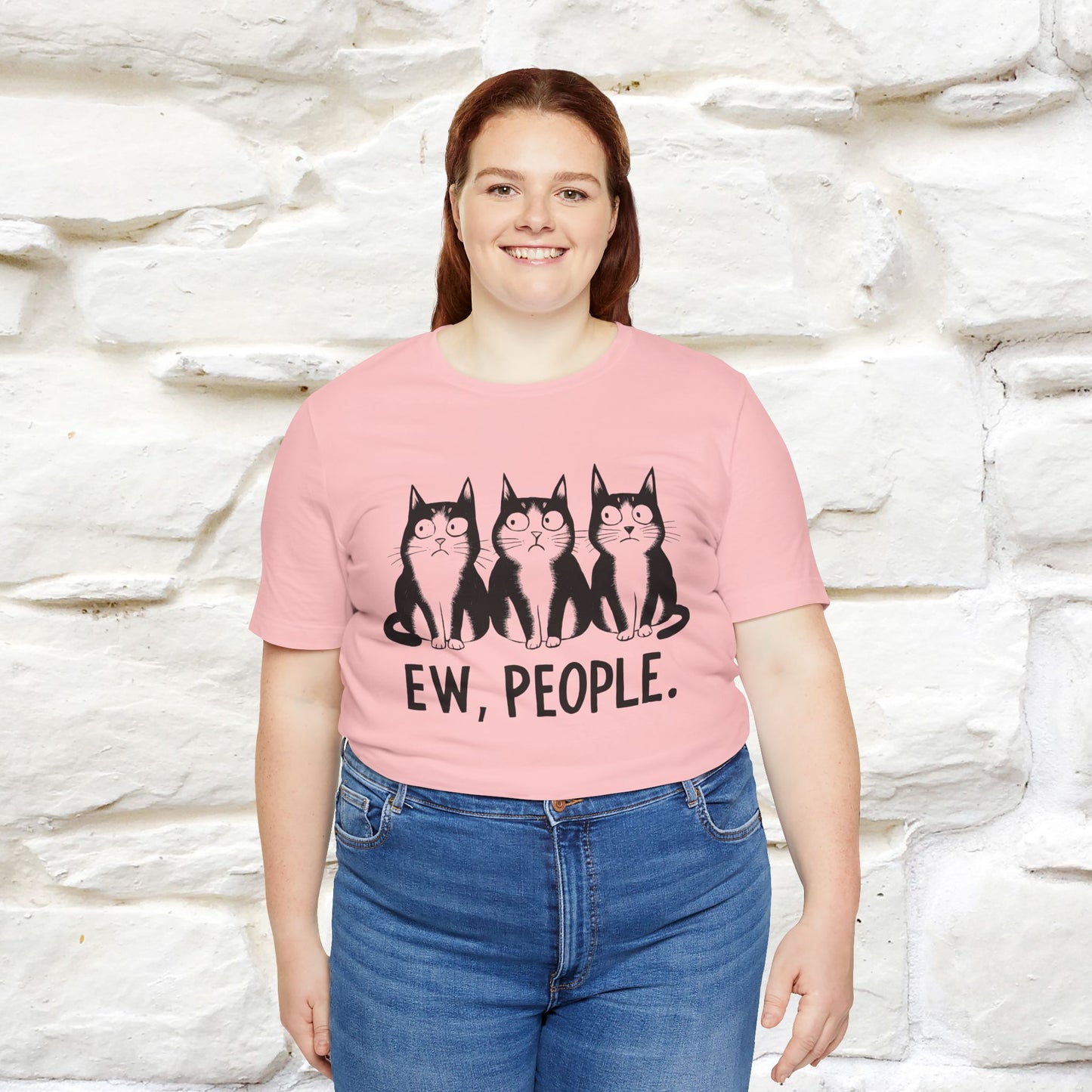 Ew, People | Funny Cat T-Shirt | Nunu&Miao Studio - Nunu&Miao Studio