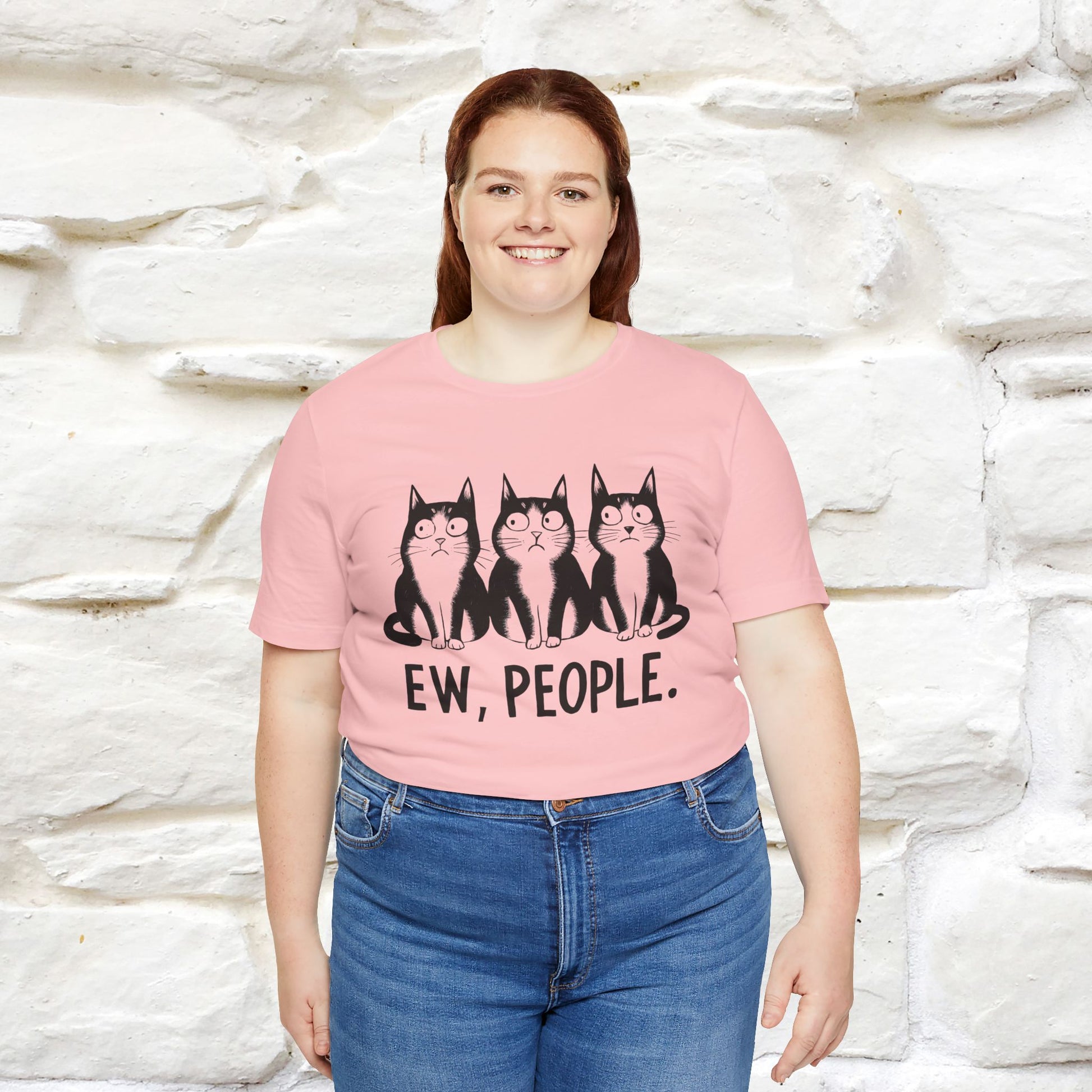 Ew, People | Funny Cat T-Shirt | Nunu&Miao Studio - Nunu&Miao Studio