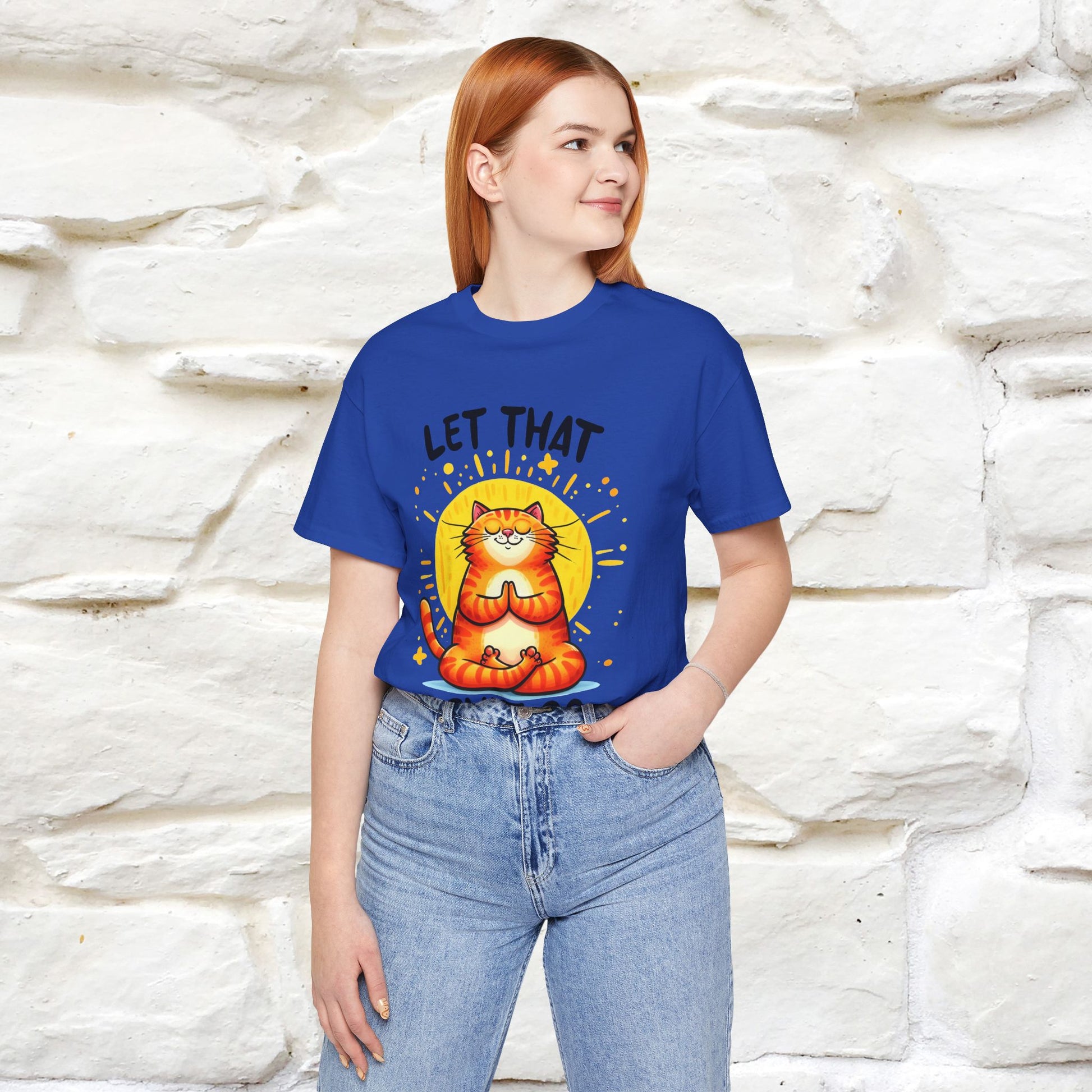 "Let That Sh*t Go" Cat T-shirt |Nunu&Miao Studio - Nunu&Miao Studio
