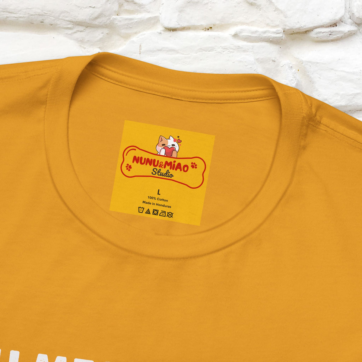 "You Mess With The Meow Meow, You Get The Peow Peow" Cat T-shirt |Nunu&Miao Studio