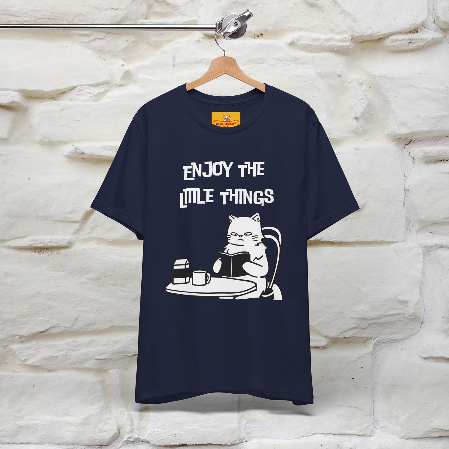 "Enjoy The Little Things." Cat T-Shirt | Nunu&Miao Studio