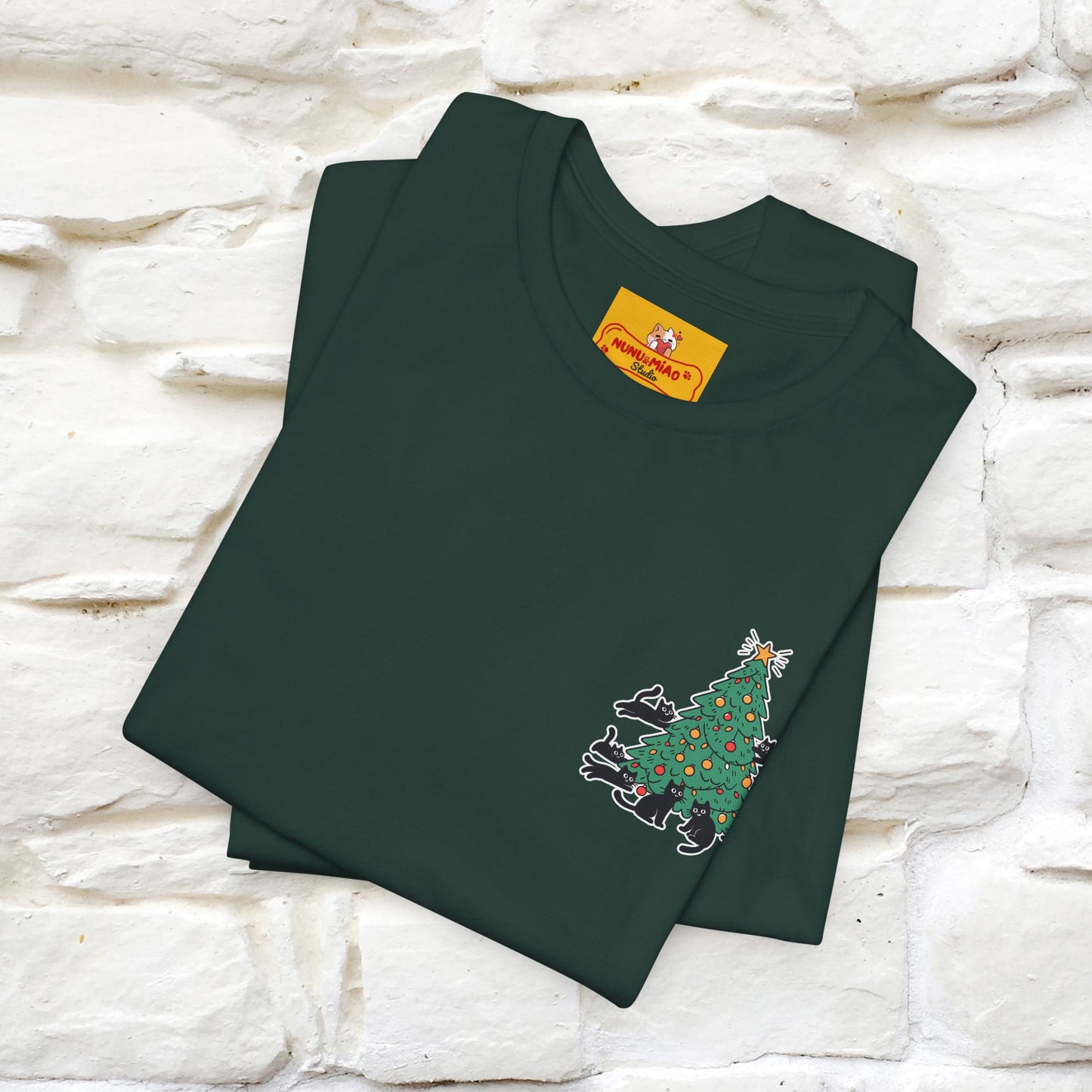 “Cat Christmas Tree” | Cat T-Shirt | Nunu&Miao Studio