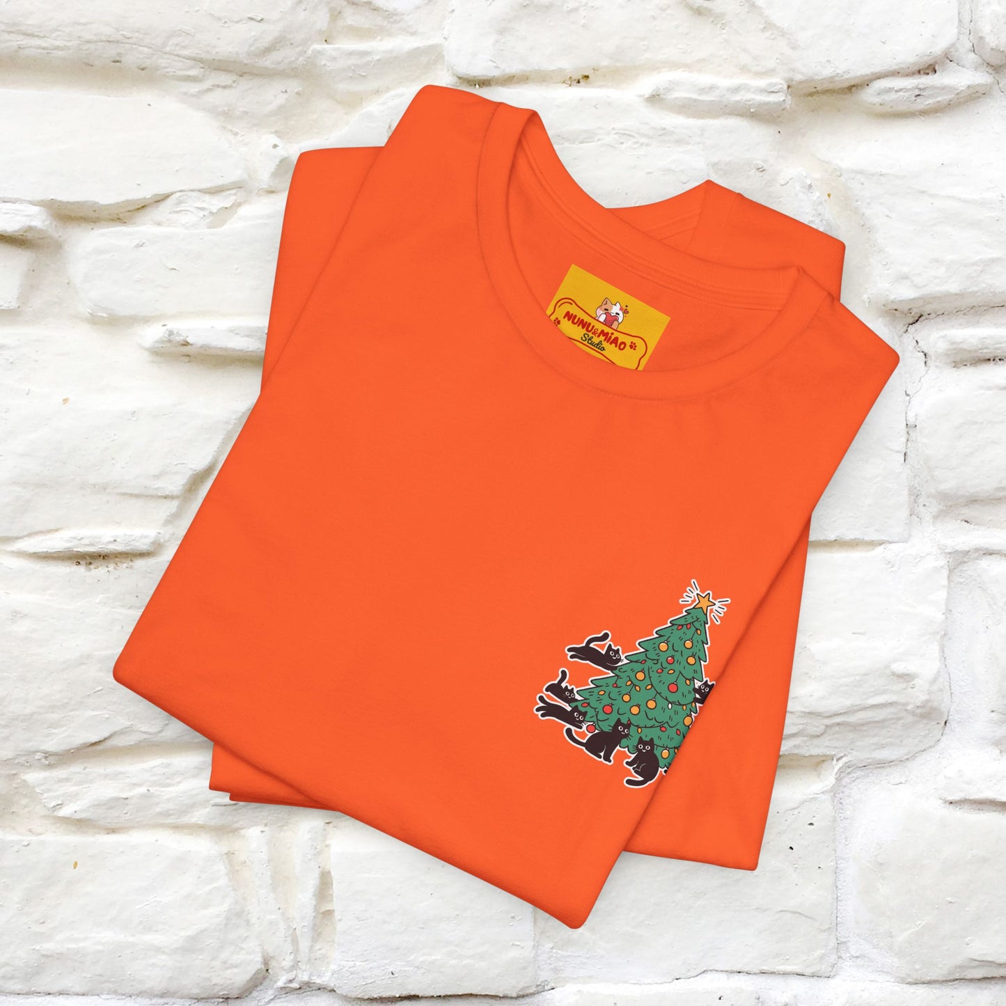 “Cat Christmas Tree” | Cat T-Shirt | Nunu&Miao Studio