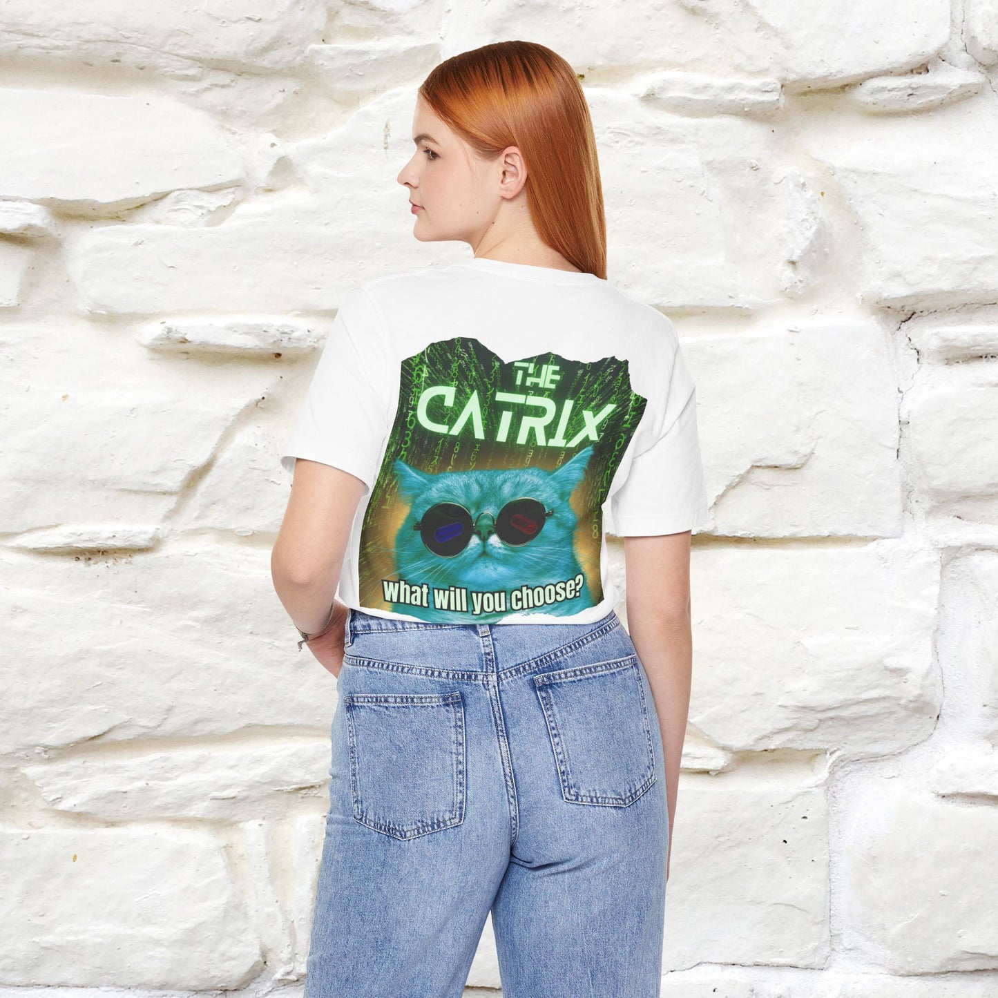 The Catrix: What Will You Choose?  | Cat T-Shirt |Nunu&Miao Studio - Nunu&Miao Studio