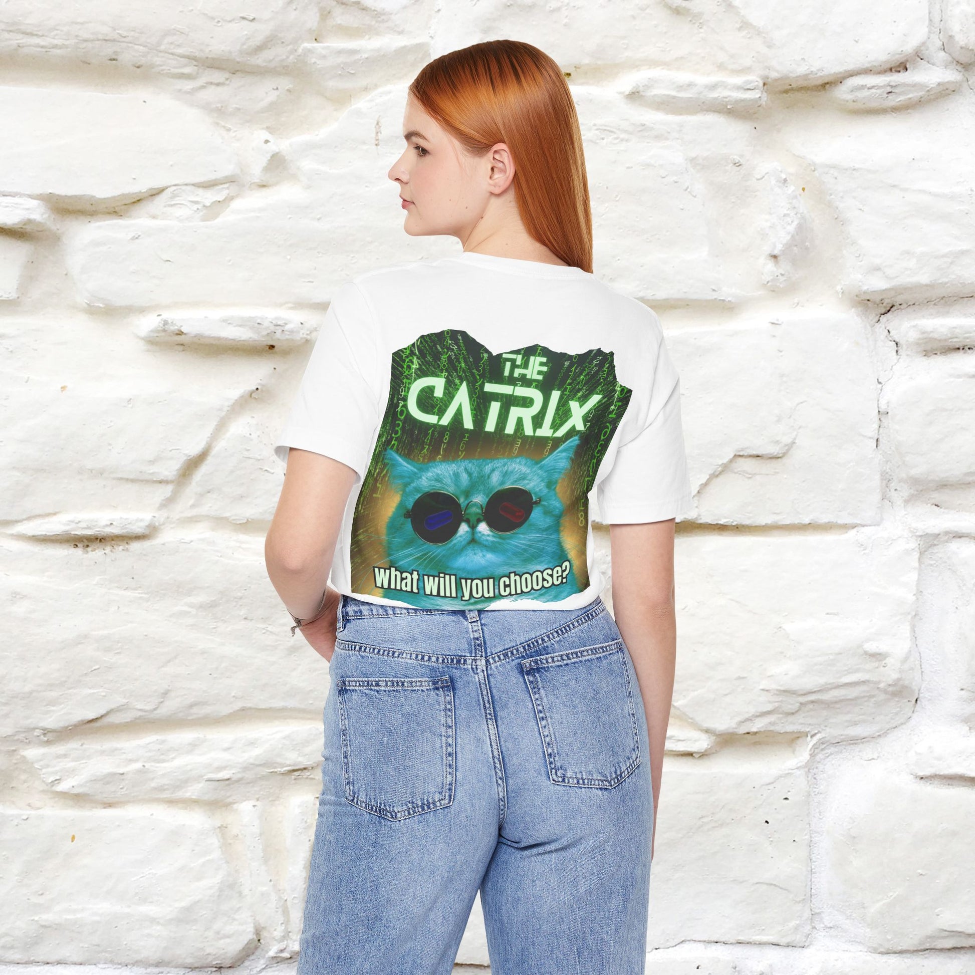 The Catrix: What Will You Choose?  | Cat T-Shirt |Nunu&Miao Studio - Nunu&Miao Studio