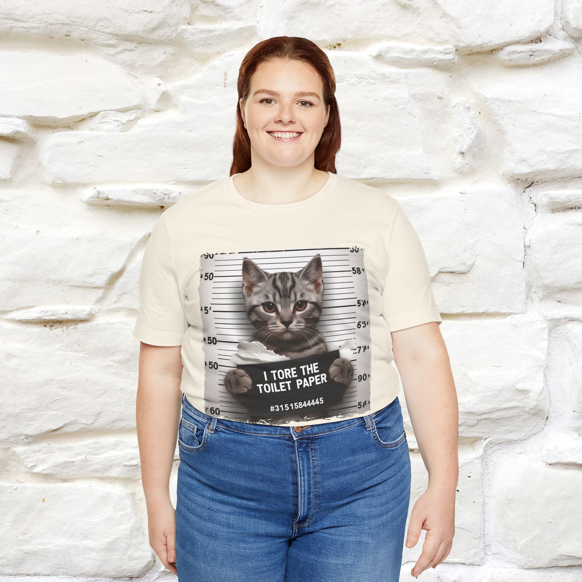 ''I Tore The Toilet Paper'' | Funny Cat T-Shirt | Nunu&Miao Studio - Nunu&Miao Studio