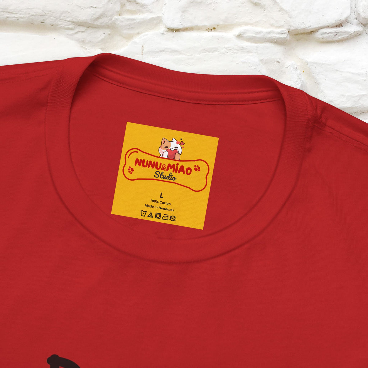 " Dogs Make Me Happy ..."  T-shirt |Nunu&Miao Studio