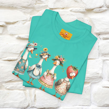 "Just A Silly Goose" Cute T-shirt |Nunu&Miao Studio - Nunu&Miao Studio