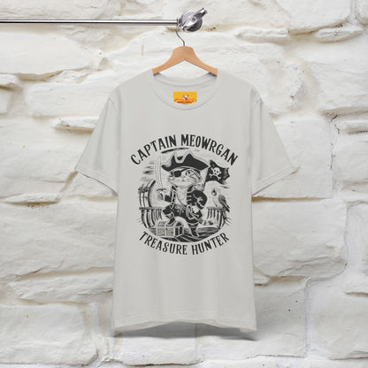 Captain Meowrgan Treasure Hunter |  |Cat T-Shirt | Nunu&Miao Studio - Nunu&Miao Studio