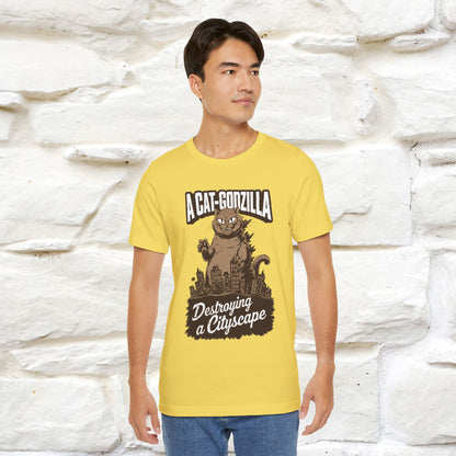 ''A Cat-Godzilla ''| CatT-Shirt | Nunu&Miao Studio - Nunu&Miao Studio