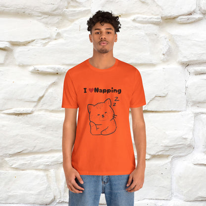 "I Love Napping" Cat T-Shirt | Nunu&Miao Studio - Nunu&Miao Studio