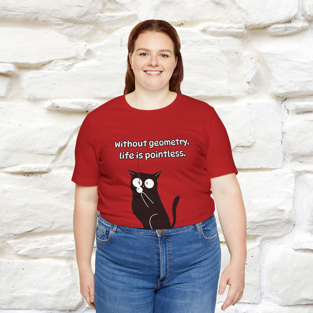 ''Without geometry, life is pointless.''| Funny T-Shirt | Nunu&Miao Studio
