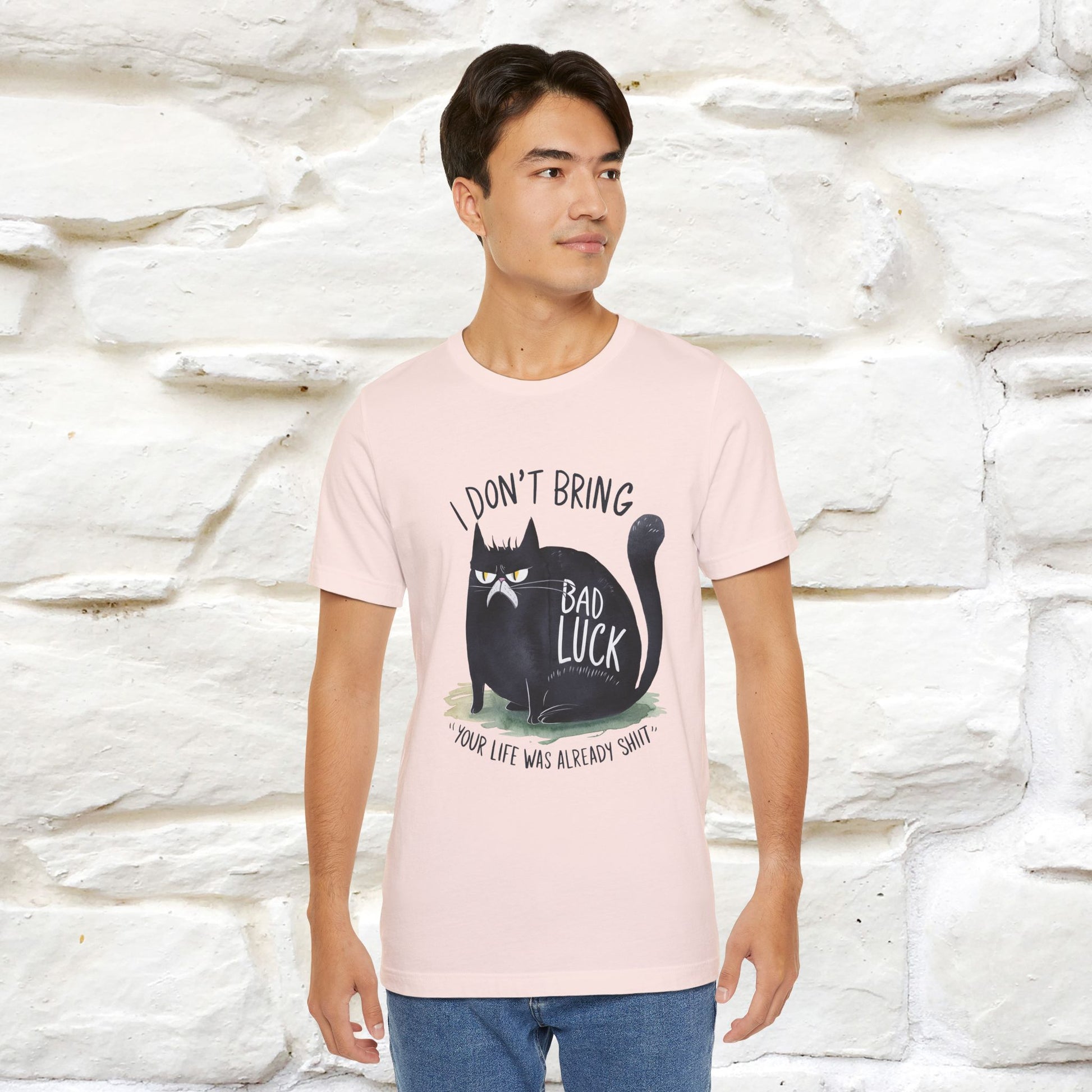 I Don’t Bring Bad Luck, Your Life Was Already Sh... Cat T-Shirt | Nunu^Miao Studio - Nunu&Miao Studio