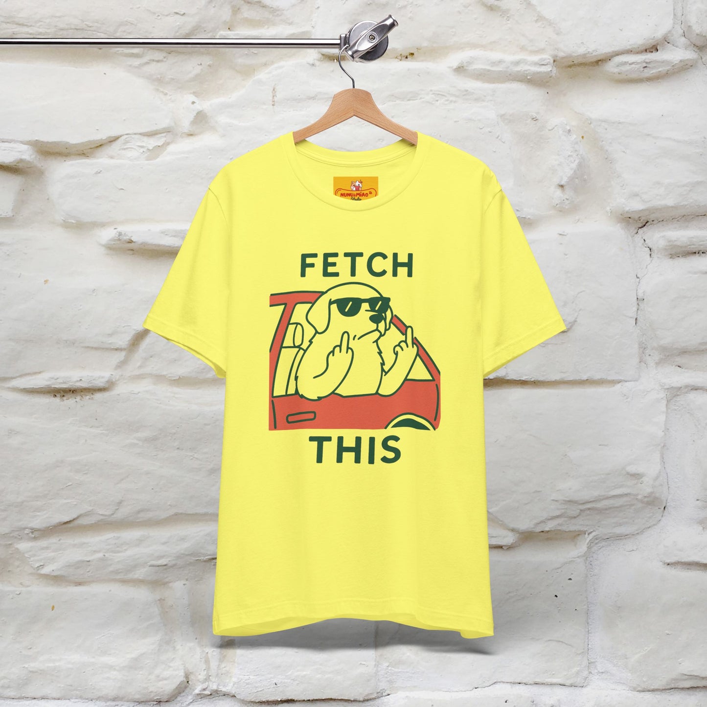 "Fetch This" Funny Dog T-shirt |Nunu&Miao Studio - Nunu&Miao Studio