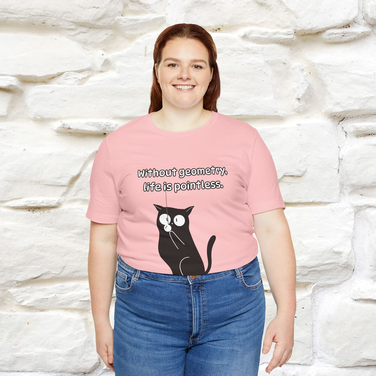 ''Without geometry, life is pointless.''| Funny T-Shirt | Nunu&Miao Studio
