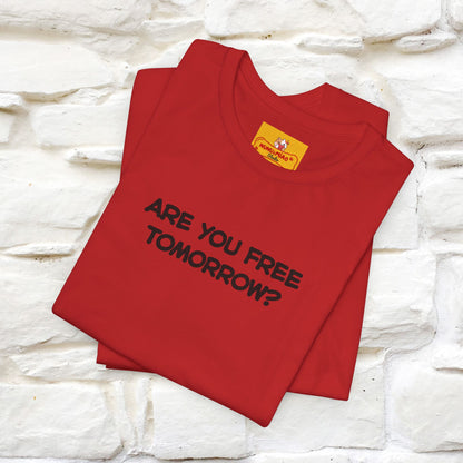 “Are You Free Tomorrow?" Funny Cat T-Shirt | Nunu&Miao Studio