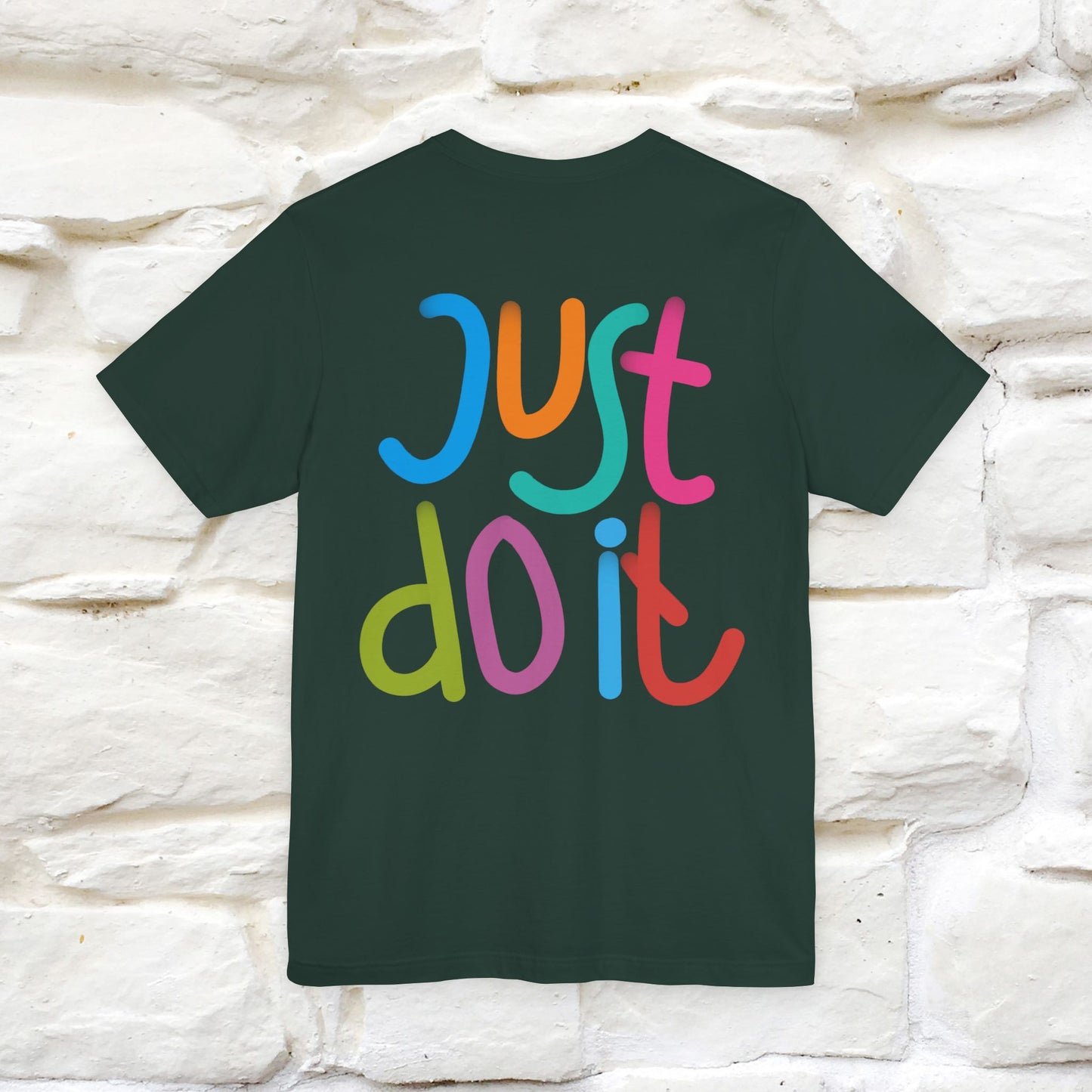 "Yes, Just Do It" Cat T-Shirt| Front & Back Design | Nunu&Miao Studio - Nunu&Miao Studio