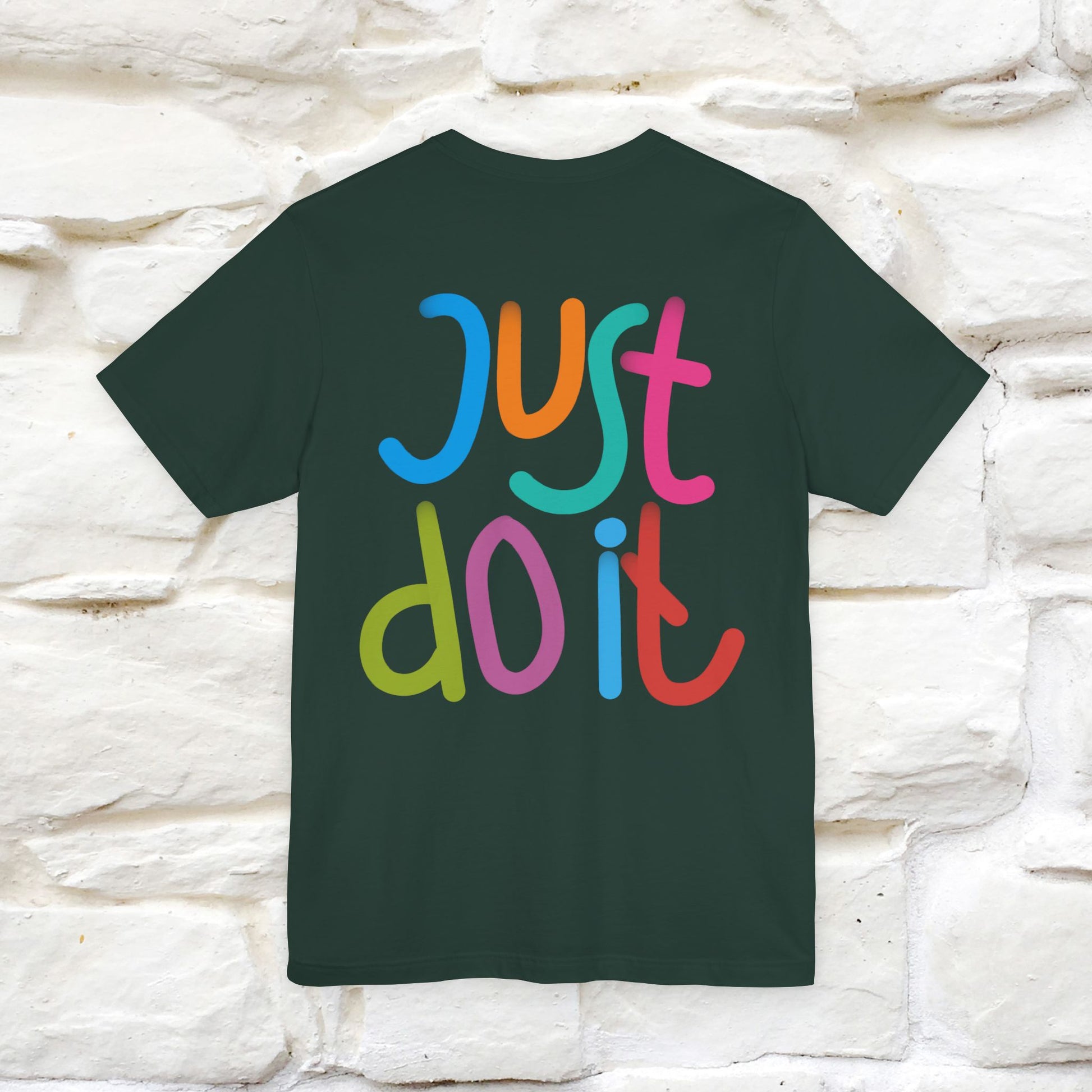 "Yes, Just Do It" Cat T-Shirt| Front & Back Design | Nunu&Miao Studio - Nunu&Miao Studio