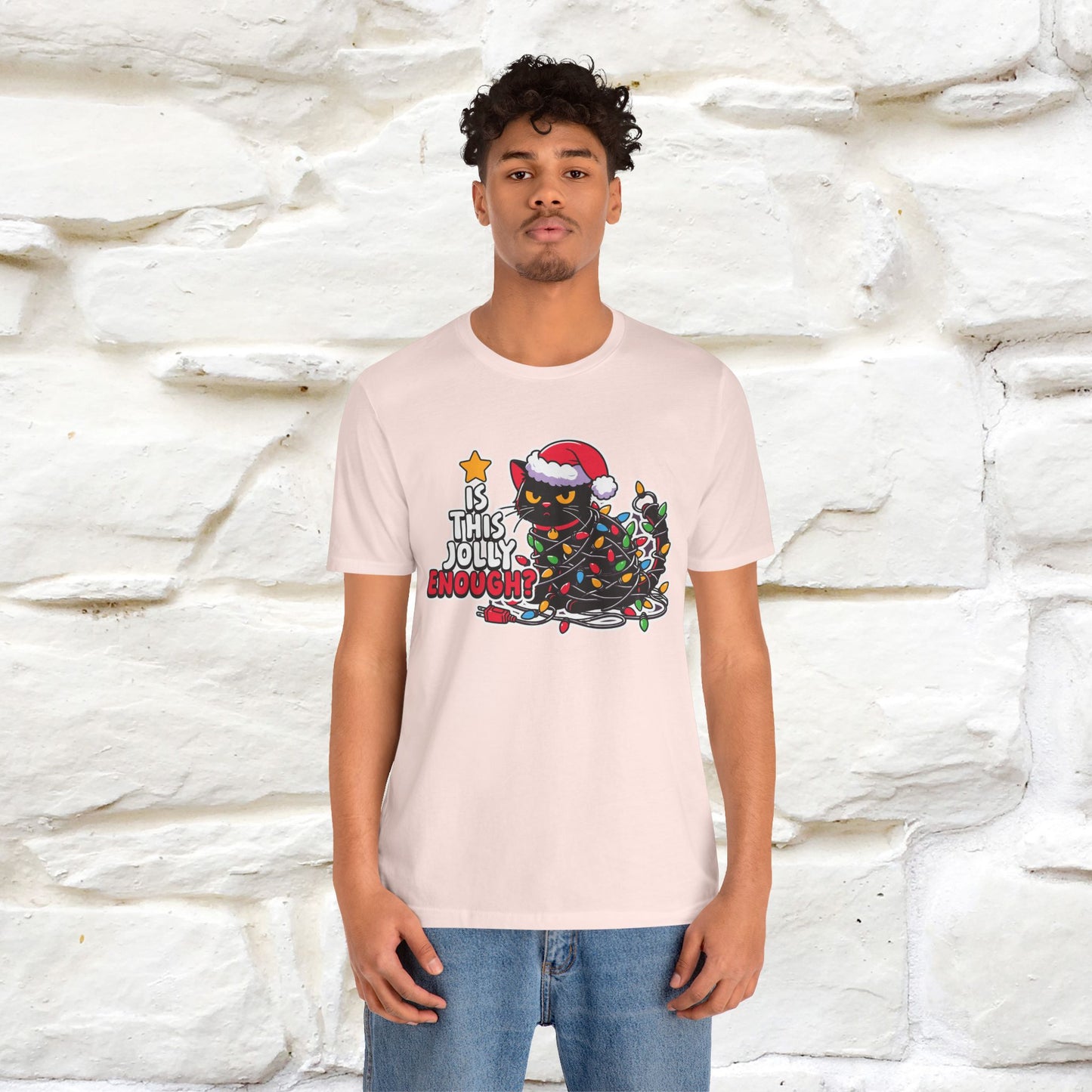 “Is This Jolly Enough?” | Cat T-Shirt | Nunu&Miao Studio