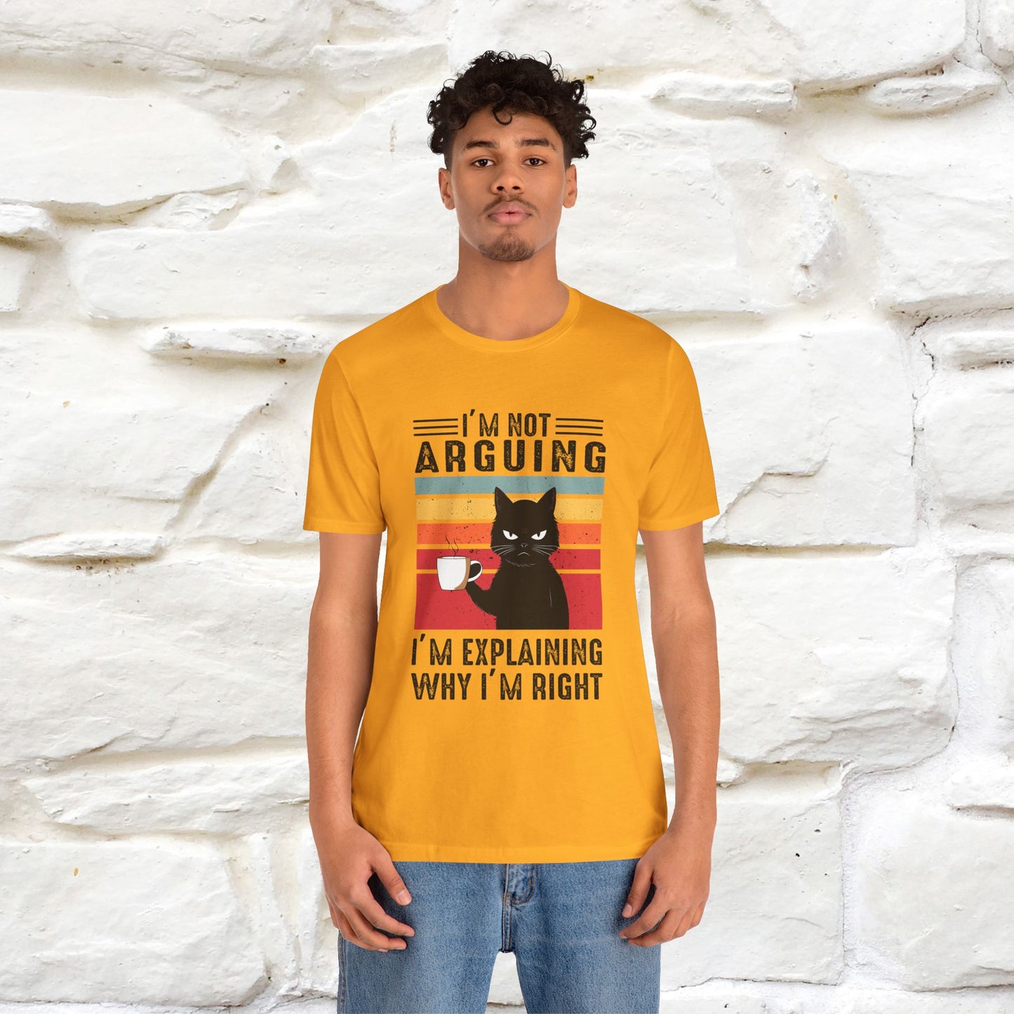 I’m Not Arguing, I’m Explaining Why I’m Right Cat T-Shirt  Nunu&Miao Studio - Nunu&Miao Studio