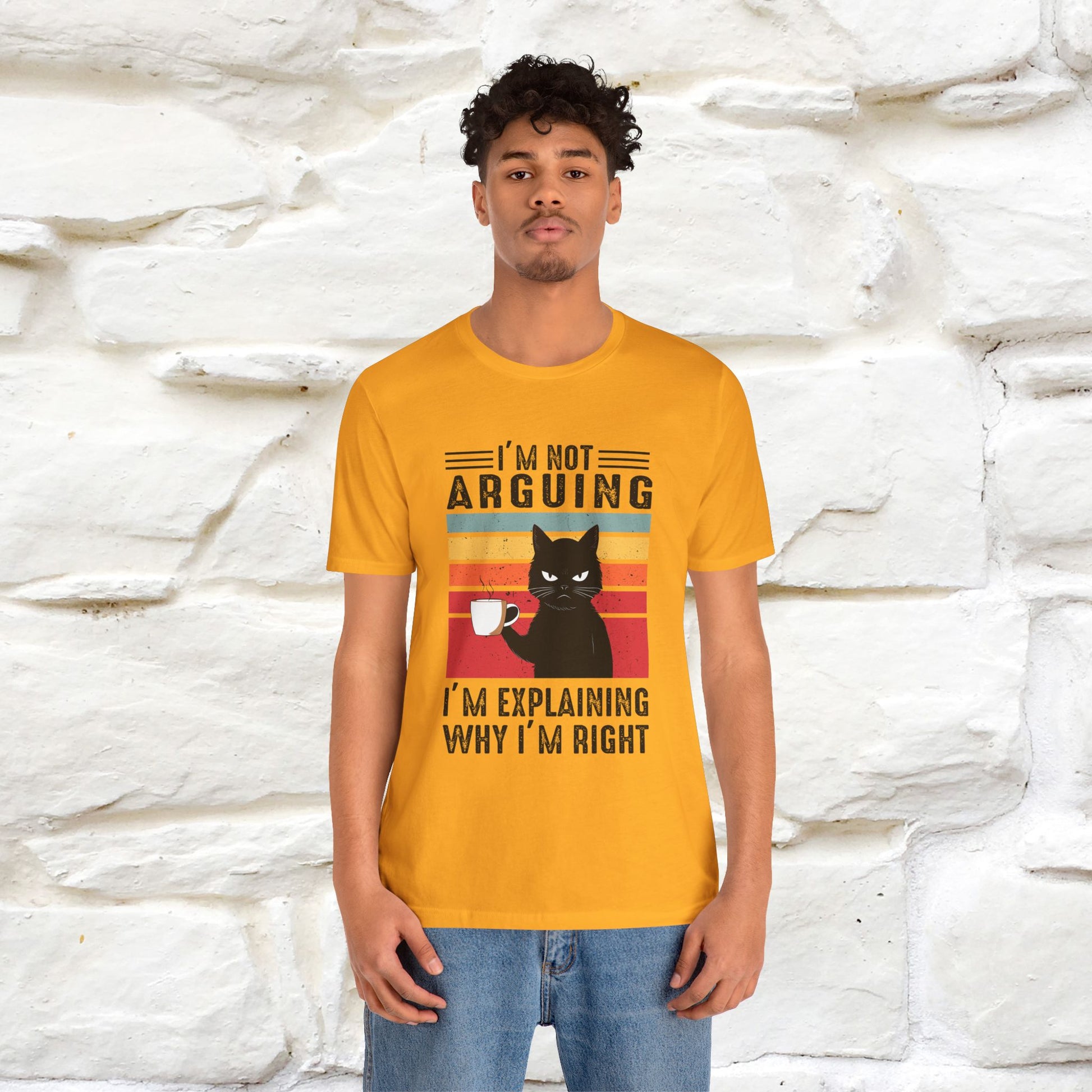 I’m Not Arguing, I’m Explaining Why I’m Right Cat T-Shirt  Nunu&Miao Studio - Nunu&Miao Studio
