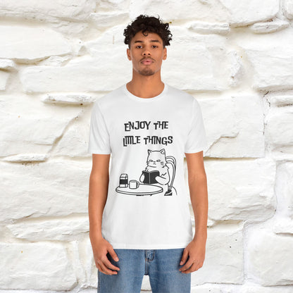 "Enjoy The Little Things." Cat T-Shirt | Nunu&Miao Studio