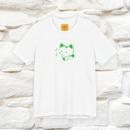 "Happiness Comes From Peace, Peace Comes From Indifference" Cat T-Shirt| Front & Back Design | Nunu&Miao Studio - Nunu&Miao Studio