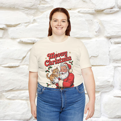 “Meowy Christmas” | Cat T-Shirt | Nunu&Miao Studio