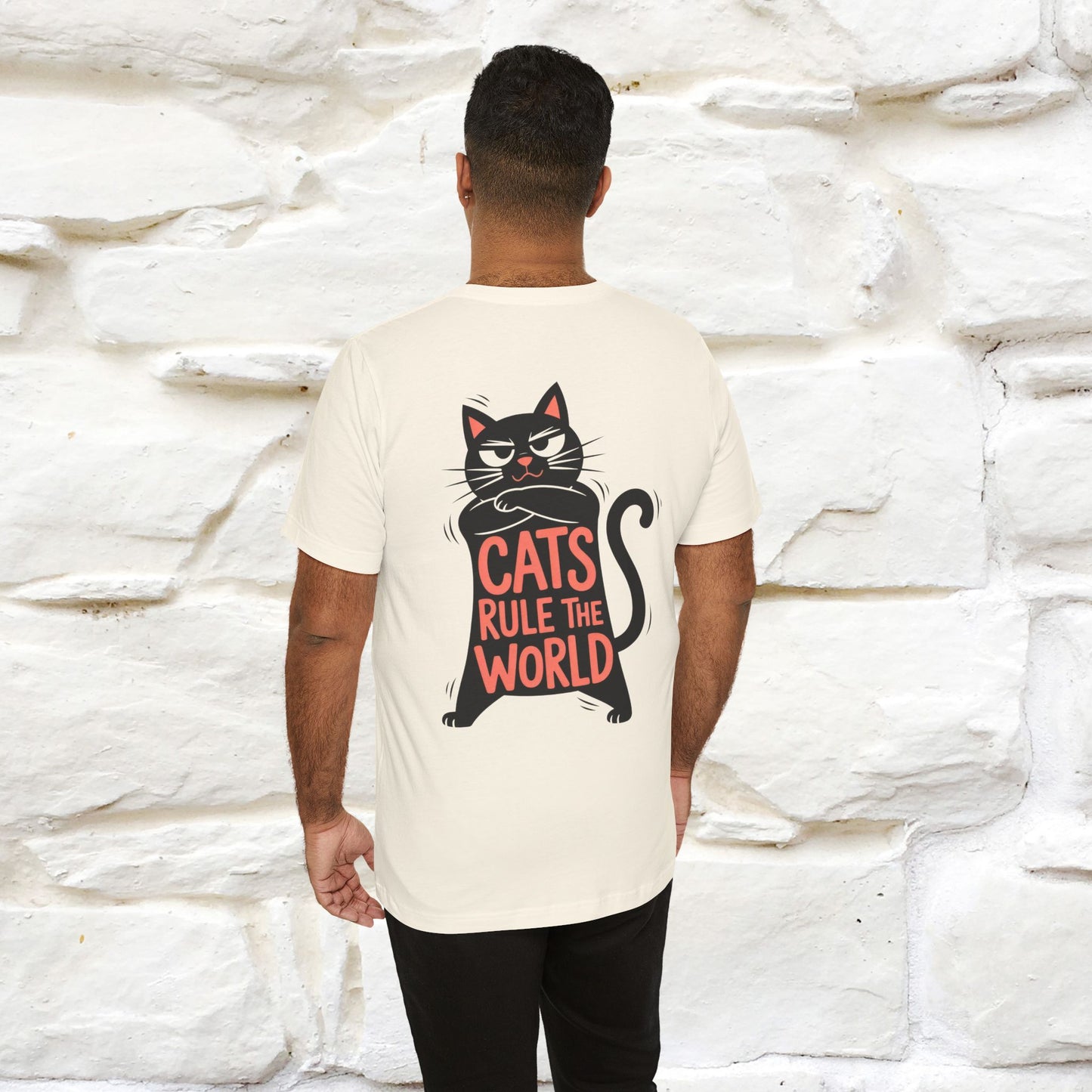 “Cats Rule The World” |Cat T-Shirt | Front & Back Design | Nunu&Miao Studio