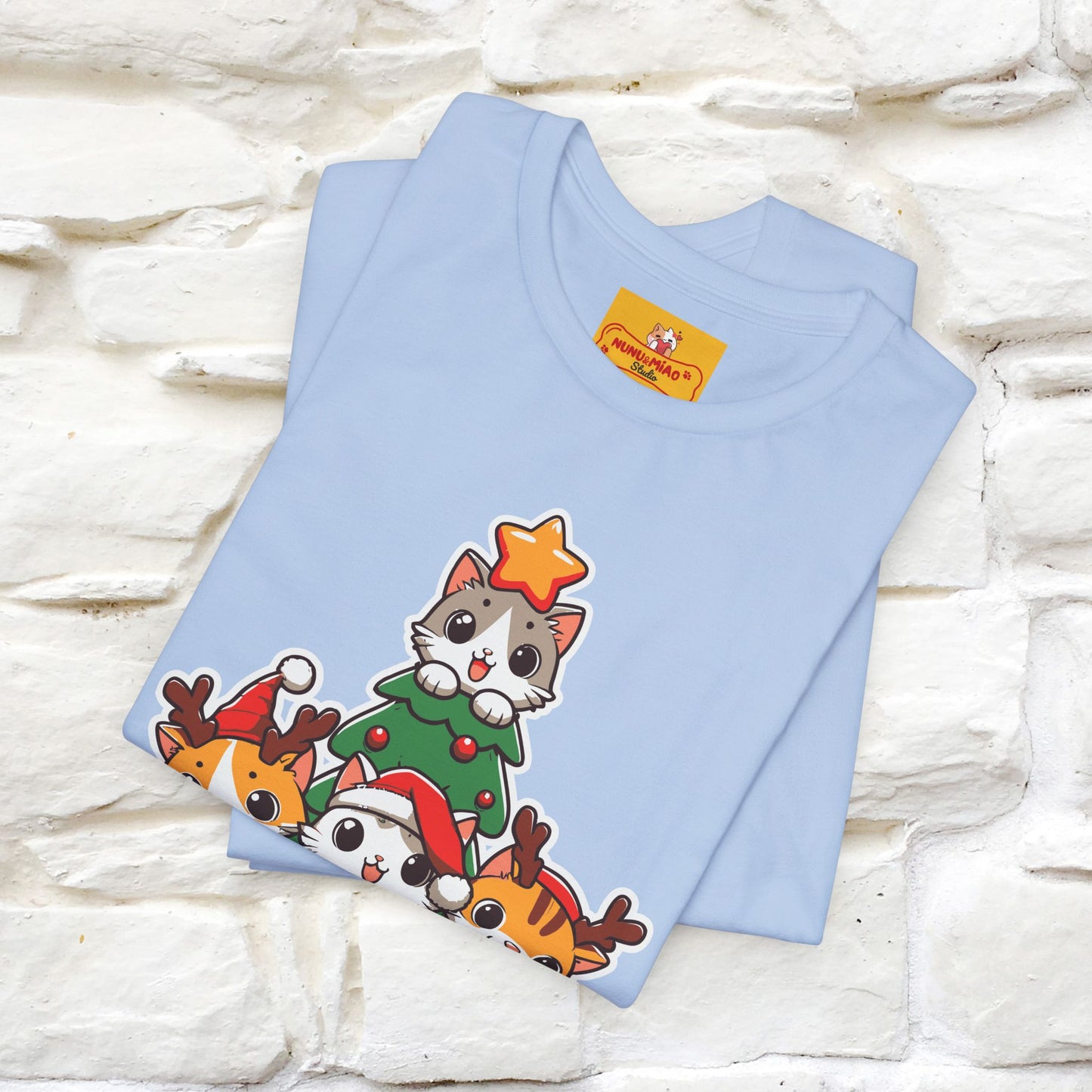 “Meowy Christmas” | Cat T-Shirt | Nunu&Miao Studio