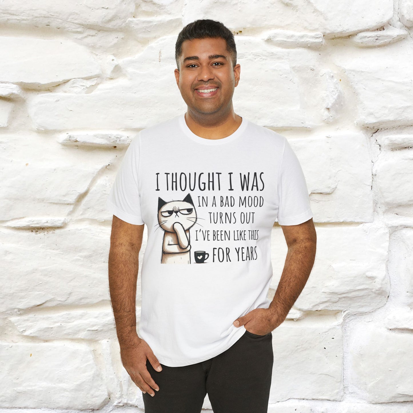 "I Thought I was In A Bad Mood.. " Cat  T-shirt |Nunu&Miao Studio - Nunu&Miao Studio