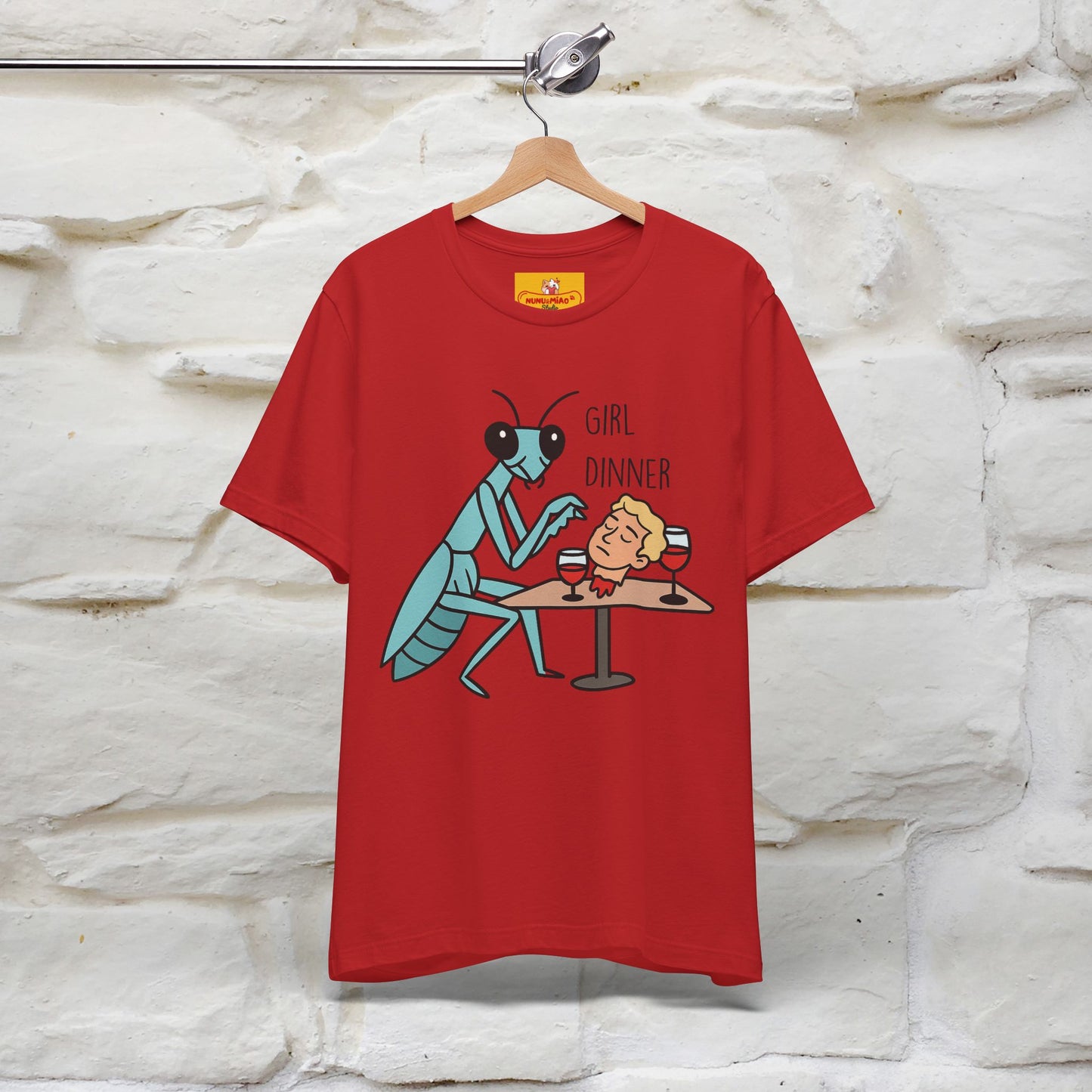 "Girl Dinner" Funny T-shirt |Nunu&Miao Studio - Nunu&Miao Studio
