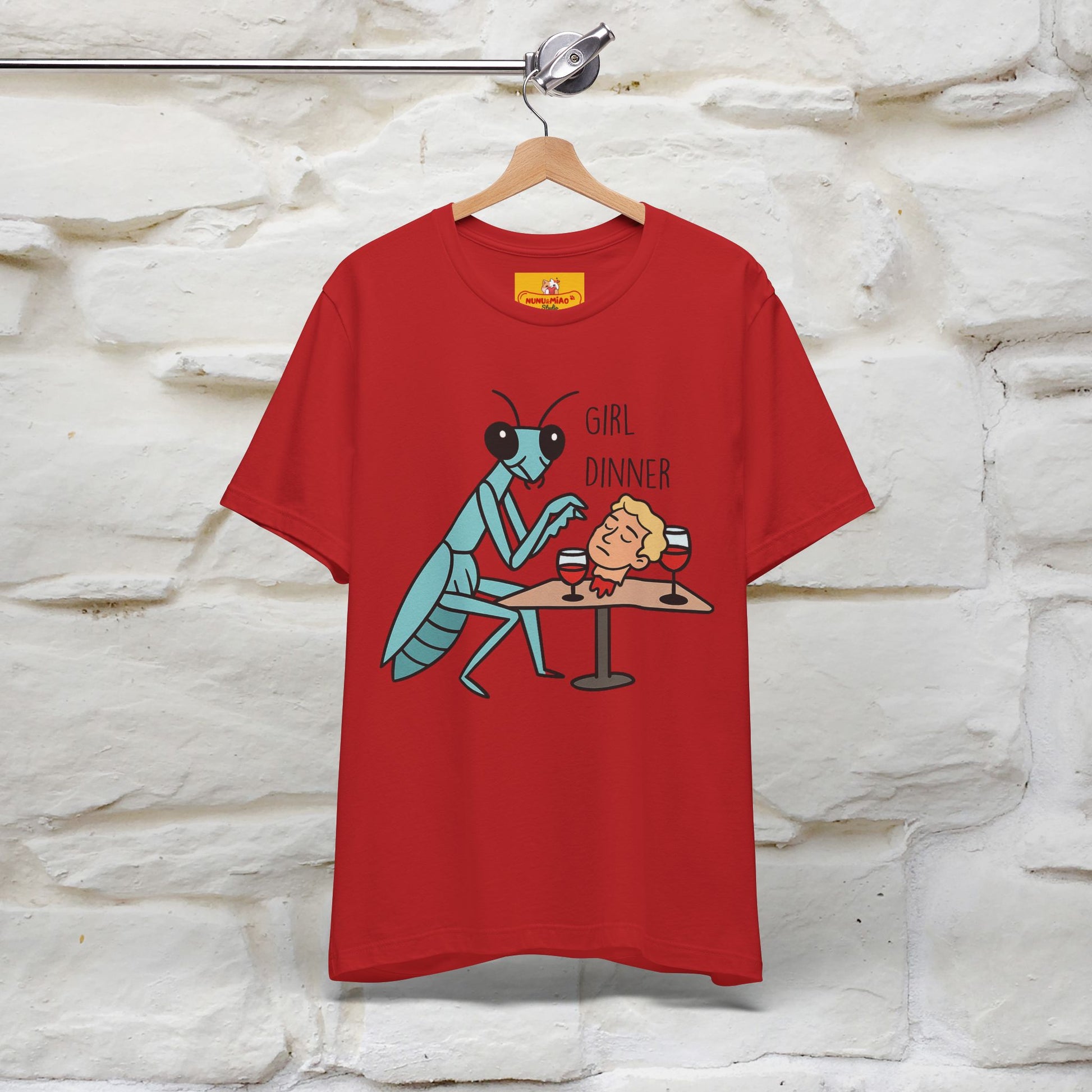 "Girl Dinner" Funny T-shirt |Nunu&Miao Studio - Nunu&Miao Studio