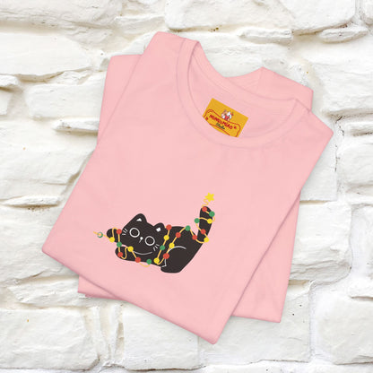 ''Be The Light" Cat T-Shirt| Front & Back Design | Nunu&Miao Studio - Nunu&Miao Studio