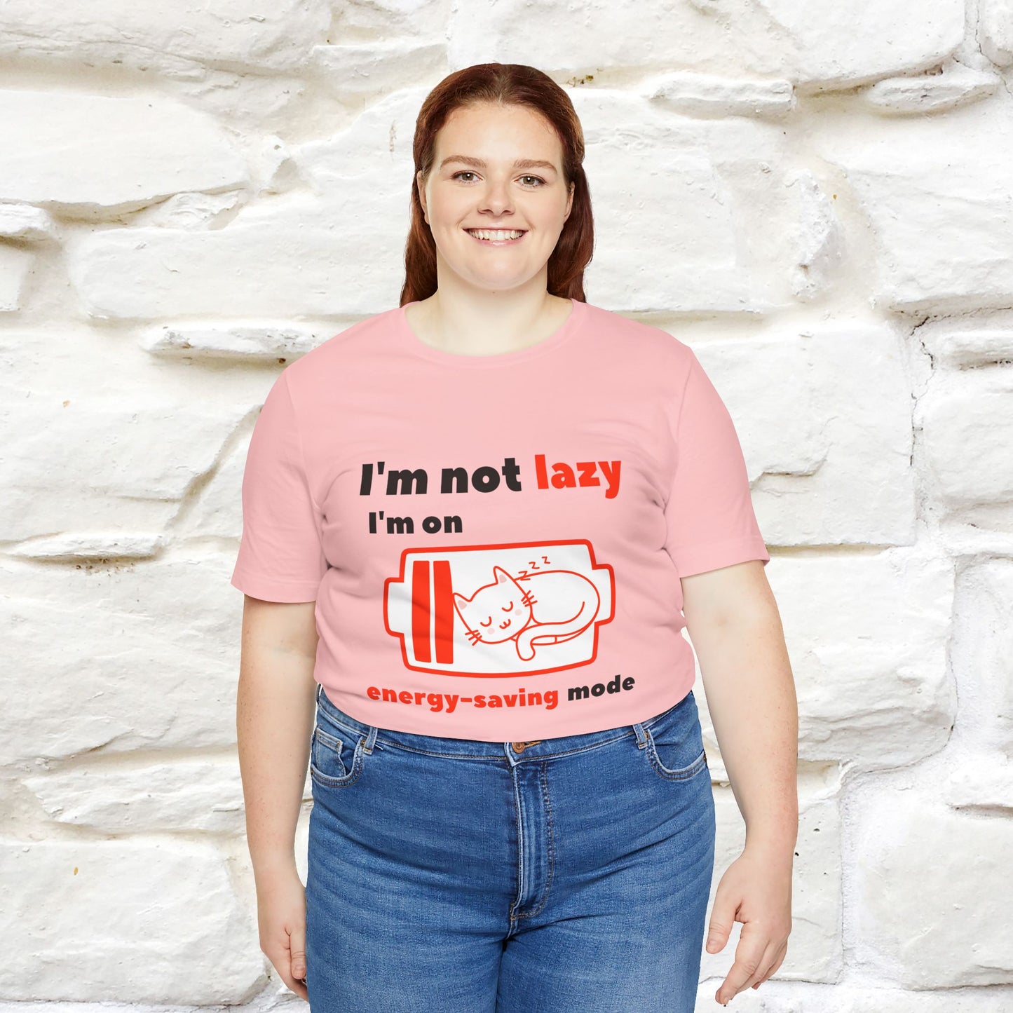 ''I am Not Lazy...'' Cat T-Shirt | Nunu&Miao Studio - Nunu&Miao Studio