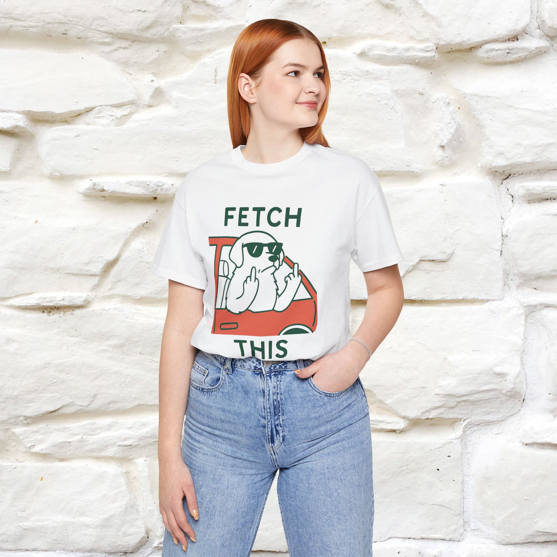 "Fetch This" Funny Dog T-shirt |Nunu&Miao Studio - Nunu&Miao Studio