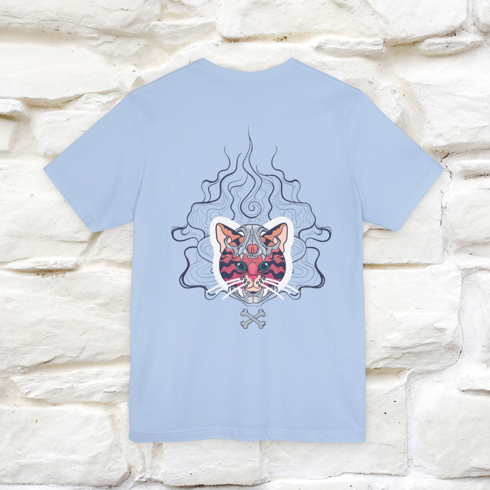 ''Air Fire Cat'' | Cat T-Shirt Front and Back Design | Nunu&Miao Studio - Nunu&Miao Studio
