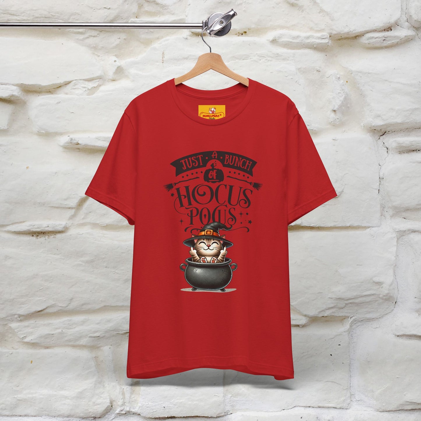 "Just A Bunch Of Hocus Pocus" Cat  T-shirt |Nunu&Miao Studio - Nunu&Miao Studio