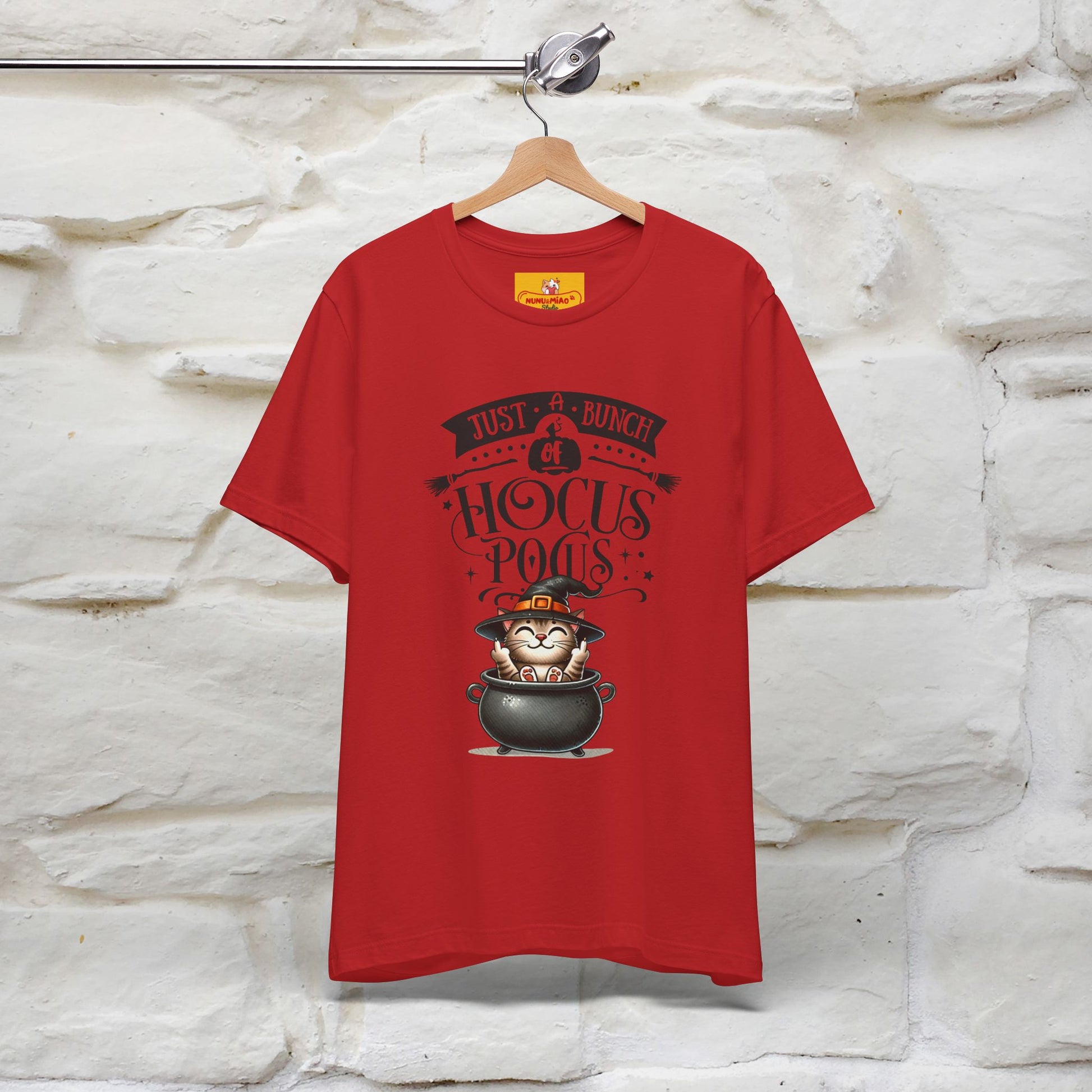 "Just A Bunch Of Hocus Pocus" Cat  T-shirt |Nunu&Miao Studio - Nunu&Miao Studio