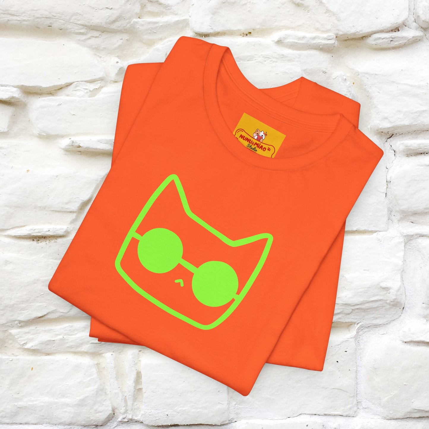 ''Everything Will Be Ok '' Cat T-Shirt Front and Back Design | Nunu&Miao Studio - Nunu&Miao Studio