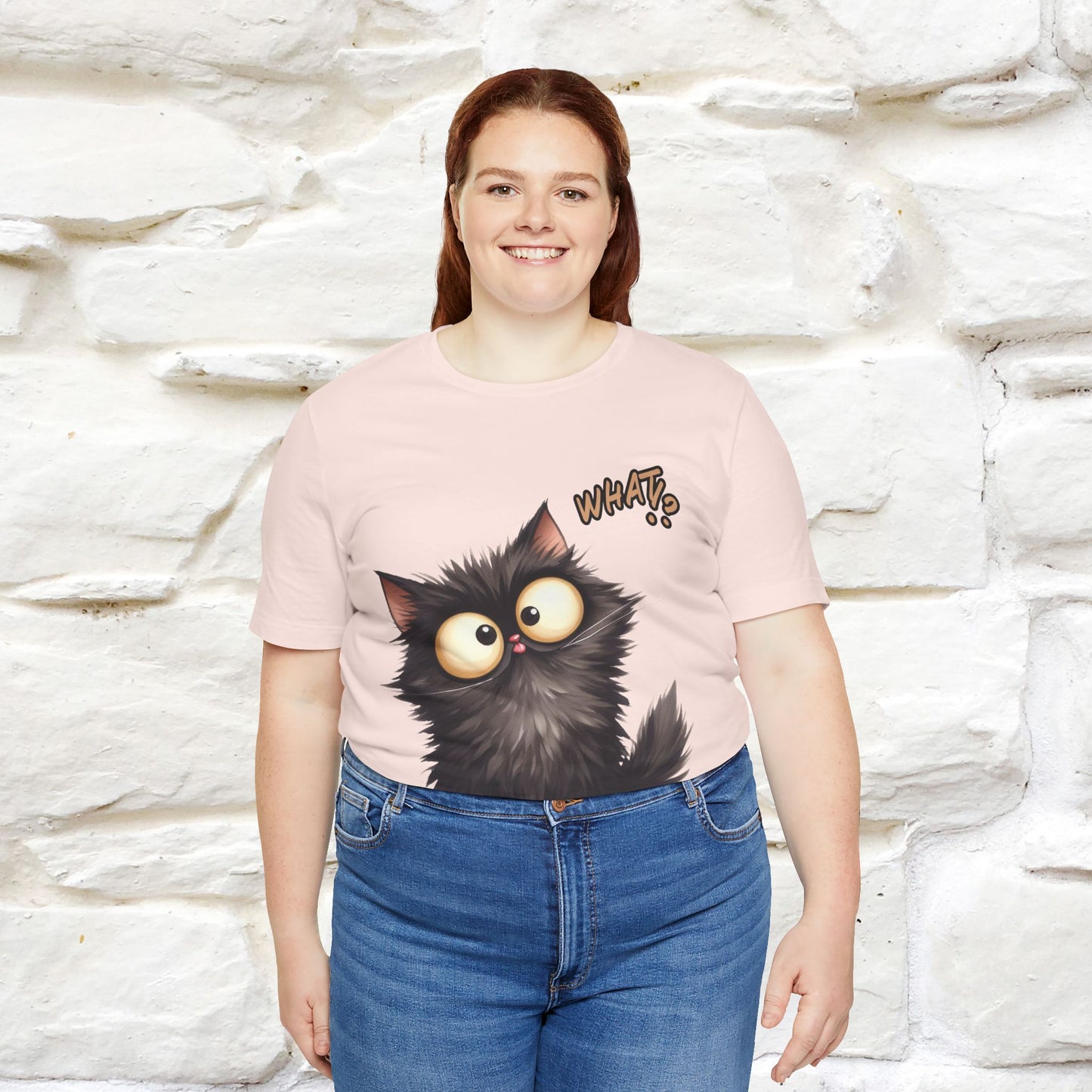 ''What ?'' | Cat T-Shirt  | Nunu&Miao Studio - Nunu&Miao Studio