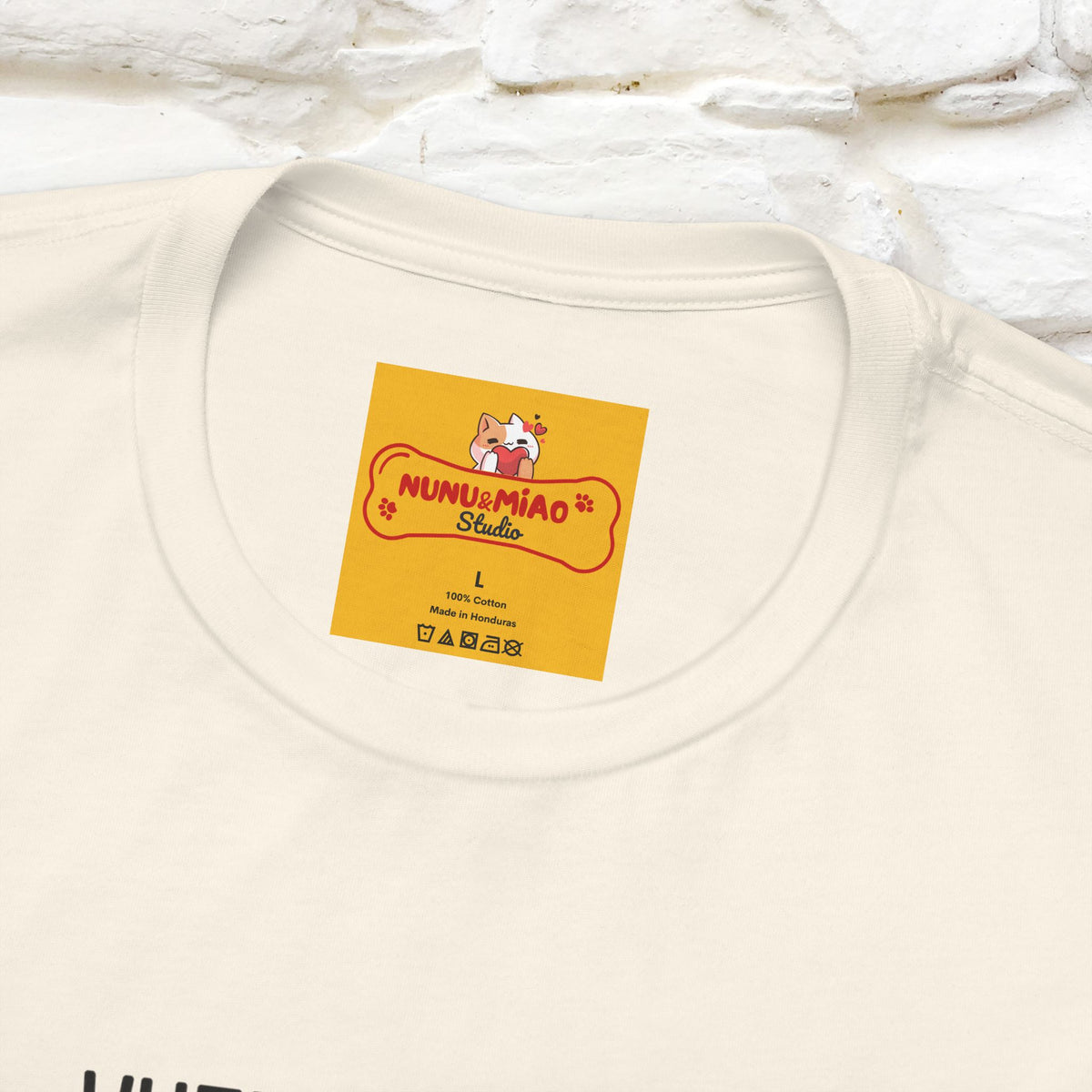 "When I Share  With My Mom a Secret" Cat T-Shirt | Nunu&Miao Studio