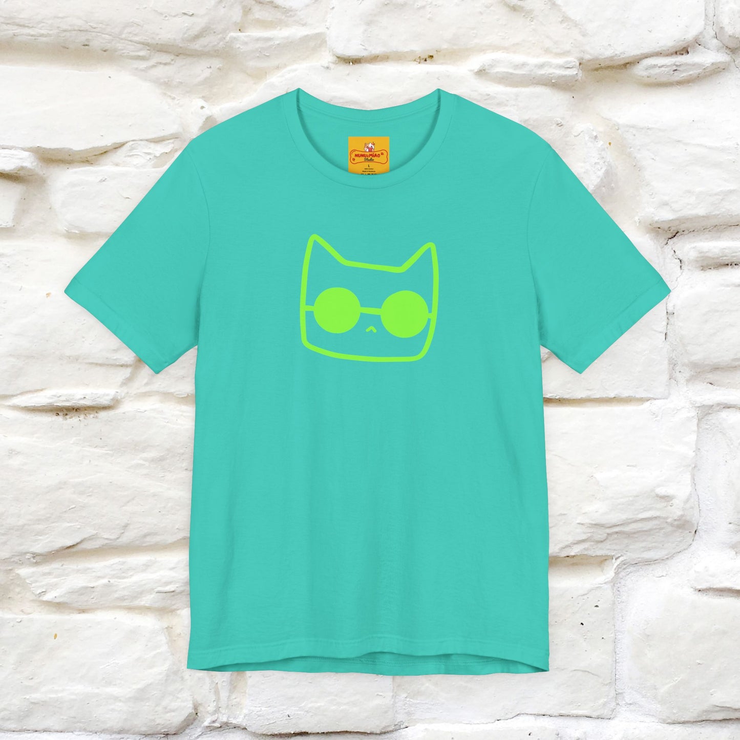 ''Everything Will Be Ok '' Cat T-Shirt Front and Back Design | Nunu&Miao Studio - Nunu&Miao Studio