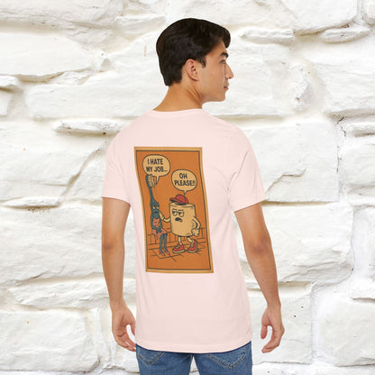 "I Hate My Job ... Oh Please" Funny Cat T-shirt |Nunu&Miao Studio - Nunu&Miao Studio