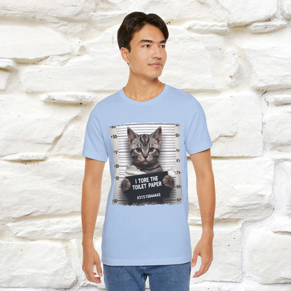 ''I Tore The Toilet Paper'' | Funny Cat T-Shirt | Nunu&Miao Studio - Nunu&Miao Studio