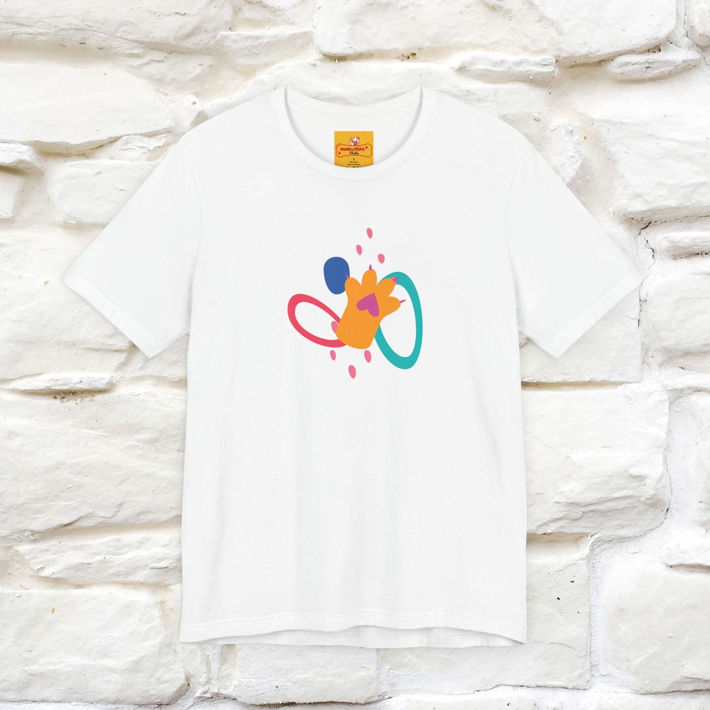 ''The Power Of Meow'' Cat T-Shirt Front and Back Design | Nunu&Miao Studio - Nunu&Miao Studio