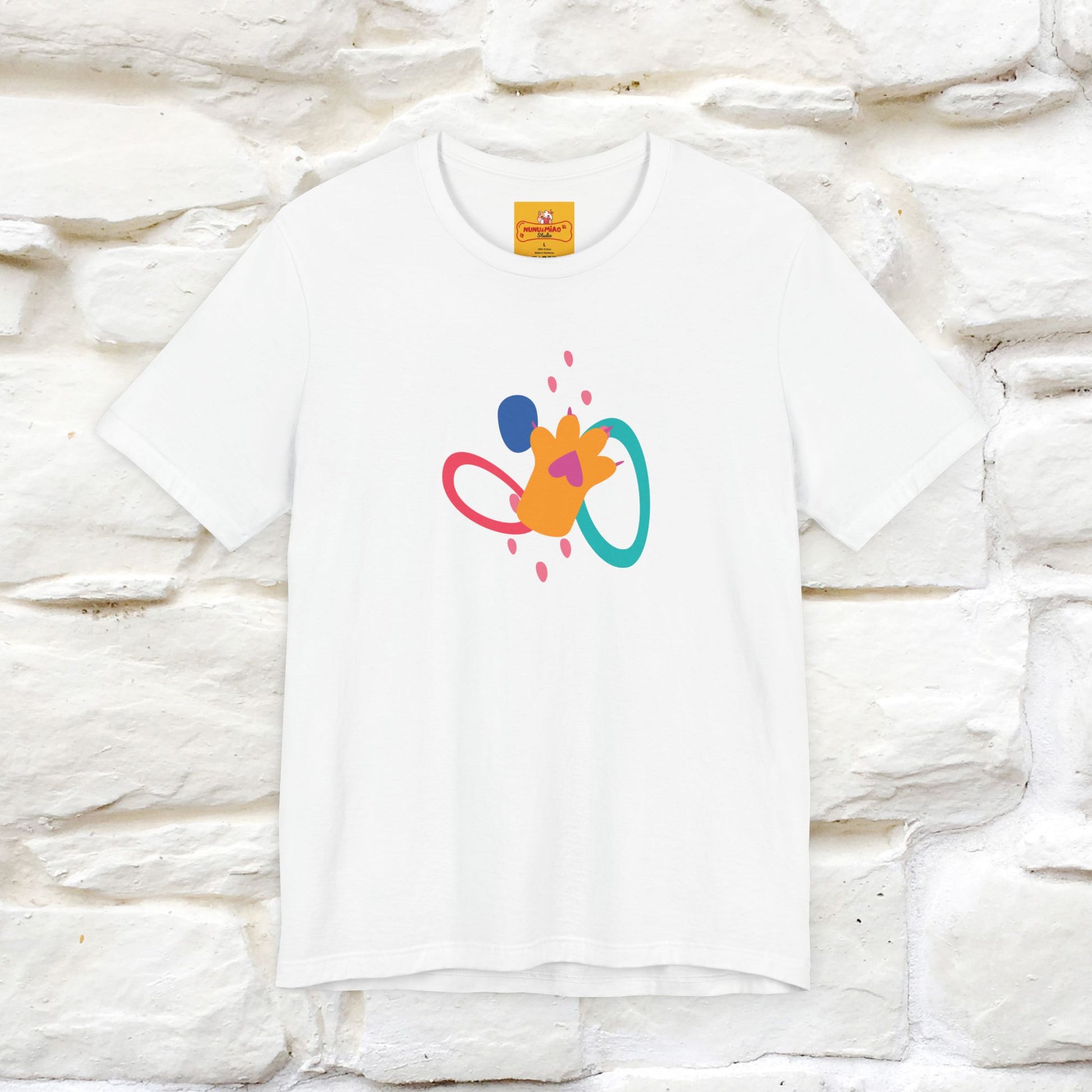 ''The Power Of Meow'' Cat T-Shirt Front and Back Design | Nunu&Miao Studio - Nunu&Miao Studio